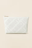 Perforated Logo Pouch  French Vanilla  hi-res