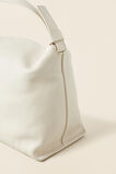 Leather Relaxed Shoulder Bag  French Vanilla  hi-res