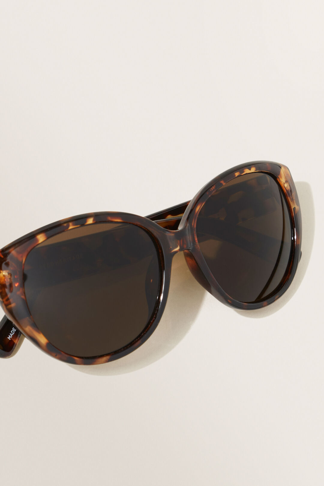 Bronte Oval Sunglasses  Brown Tort  hi-res