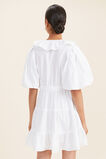 Ruffle Mini Dress  Whisper White  hi-res