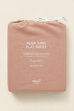 Alba King Flat Sheet  Chalk Pink  hi-res