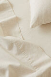 Alba Euro Pillowcase  Flax Cross Dye  hi-res