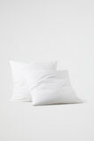 Alba Euro Pillowcase  White  hi-res
