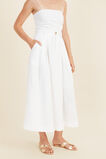 Linen Pleat Maxi Skirt  Whisper White  hi-res