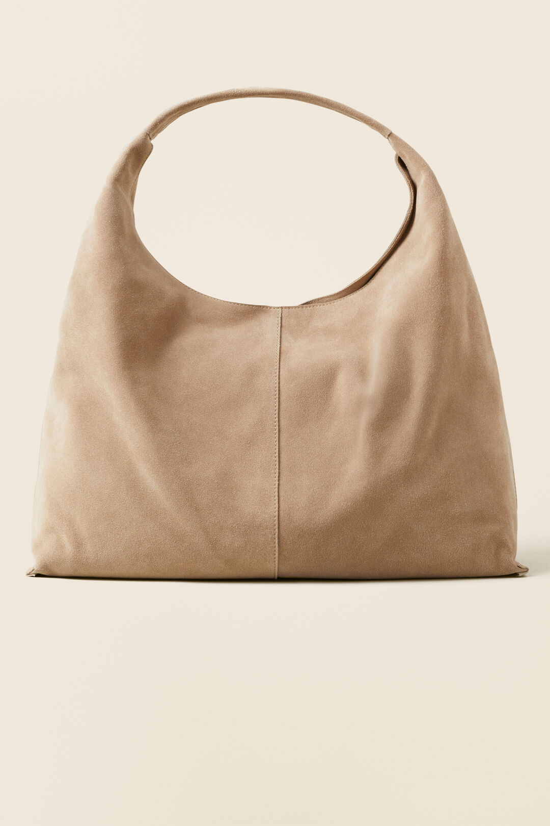 Leather Relaxed Tote  Champagne Beige  hi-res
