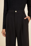 Button Detail Suit Pant  Black  hi-res