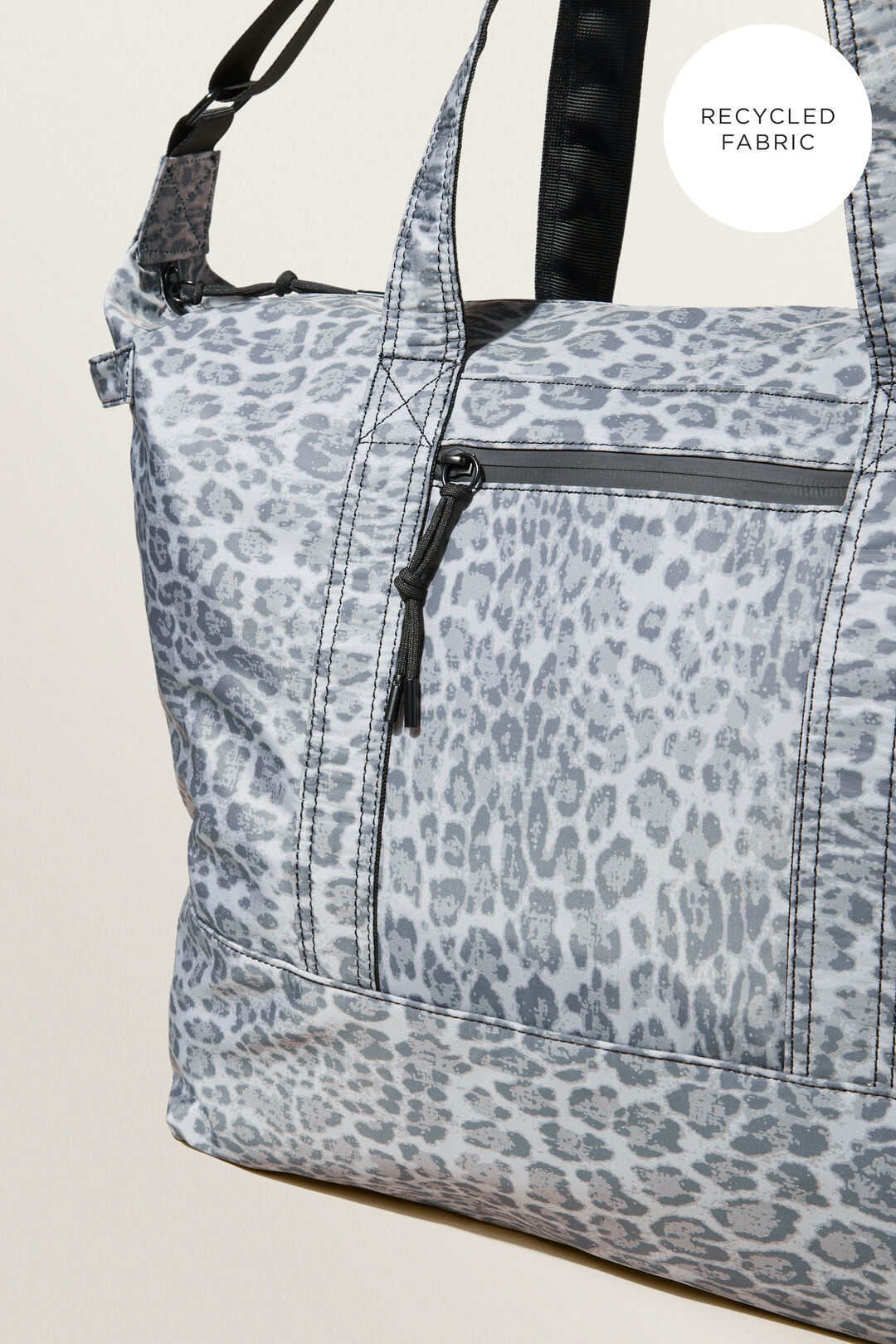 Recycled Travel Bag  Grey Ocelot  hi-res