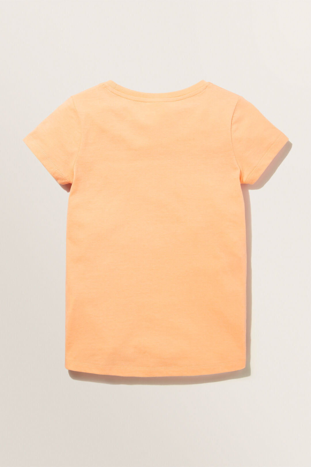Chenille Flower Tee  Apricot  hi-res