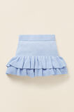 Frill Knit Skirt  Powder Blue  hi-res