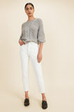 Cable Front Sweater  Pewter Marle  hi-res