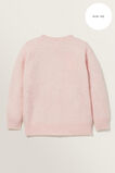 Mini Me Mohair Crew Neck Sweater  Ash Pink Marle  hi-res