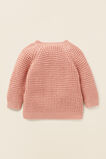 Raglan Knit Cardigan  Chalk Pink  hi-res