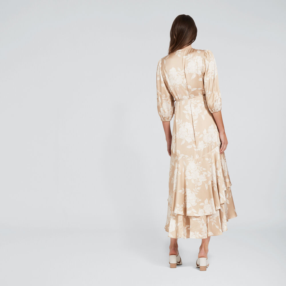 Asymmetric Floral Dress | Seed Heritage