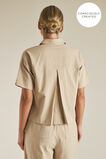 Sustainable Stripe Crop Shirt    hi-res