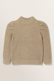 Puff Knit Sweater  Chai  hi-res