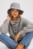 Button Down Sweater  Dim Grey Marle  hi-res