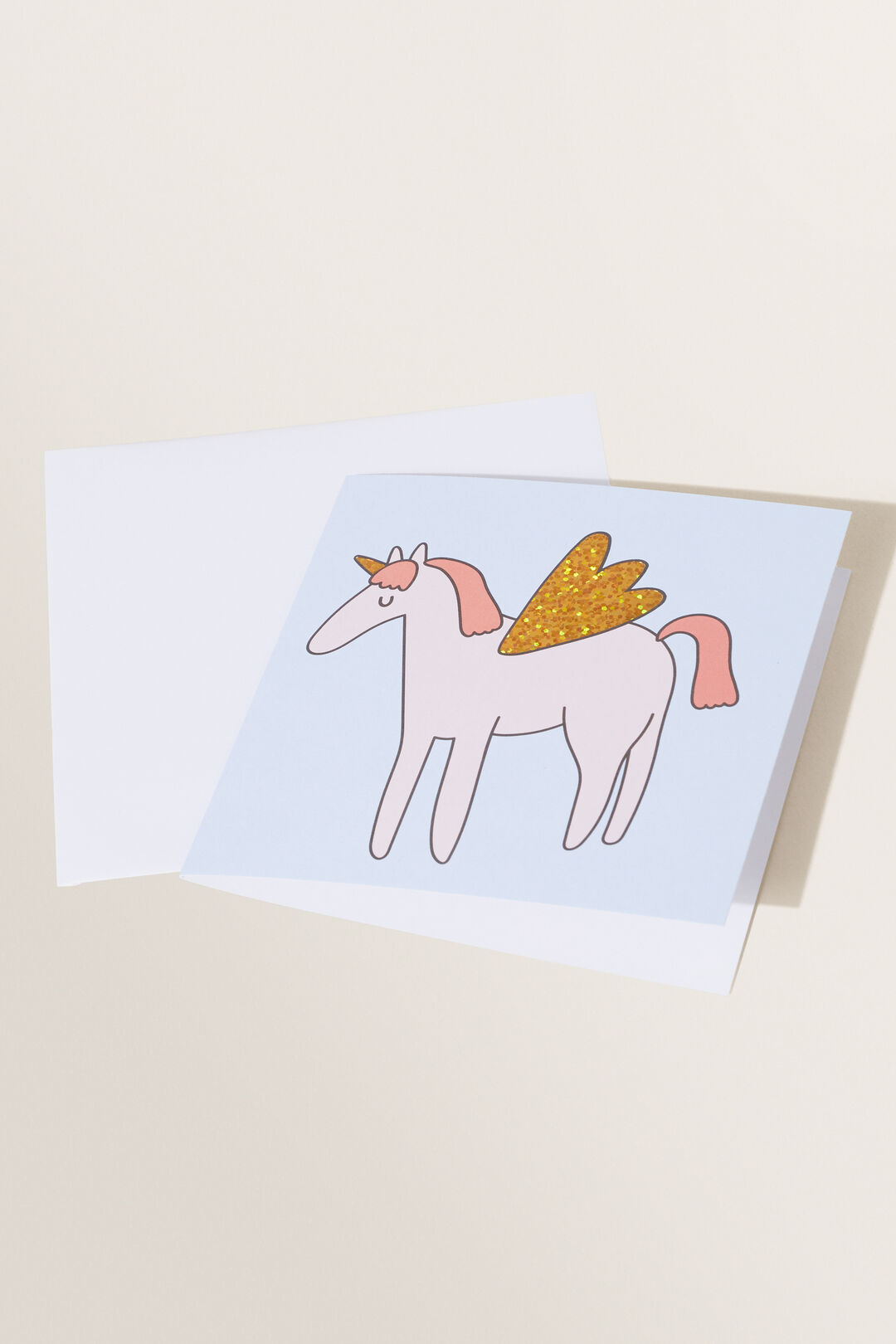 Large Unicorn Card  Multi  hi-res