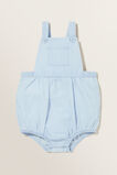 Chambray Overall Romper  Chambray  hi-res
