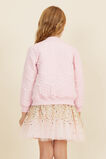 Quilted Daisy Bomber  Dusty Rose  hi-res