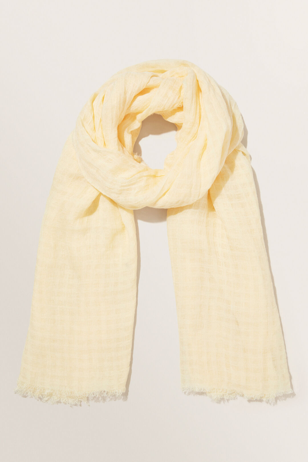Textured Scarf  Limocello  hi-res