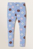 Floral Terry Leggings  Bluebell  hi-res
