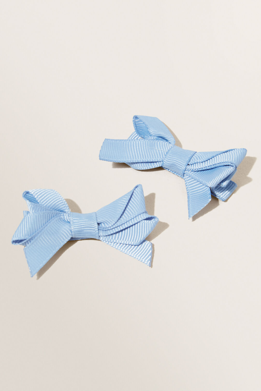Double Bow Clips  Bluebell  hi-res