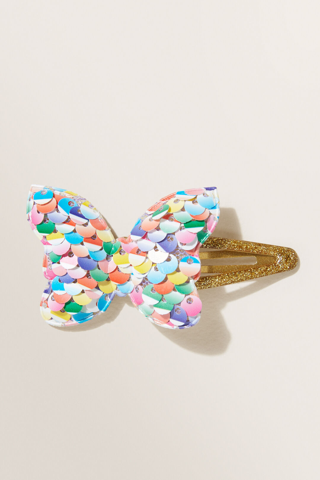 Butterfly Sequin Clip  Multi  hi-res