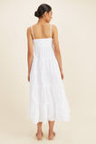 Poplin Tiered Maxi Dress  Whisper White  hi-res
