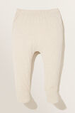 Footed Bunny Bum Leggings  Wheat Marle  hi-res