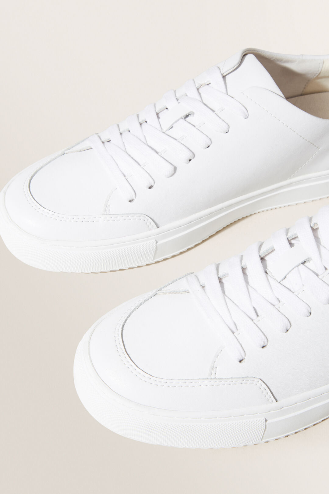 Leather Sneaker  White  hi-res