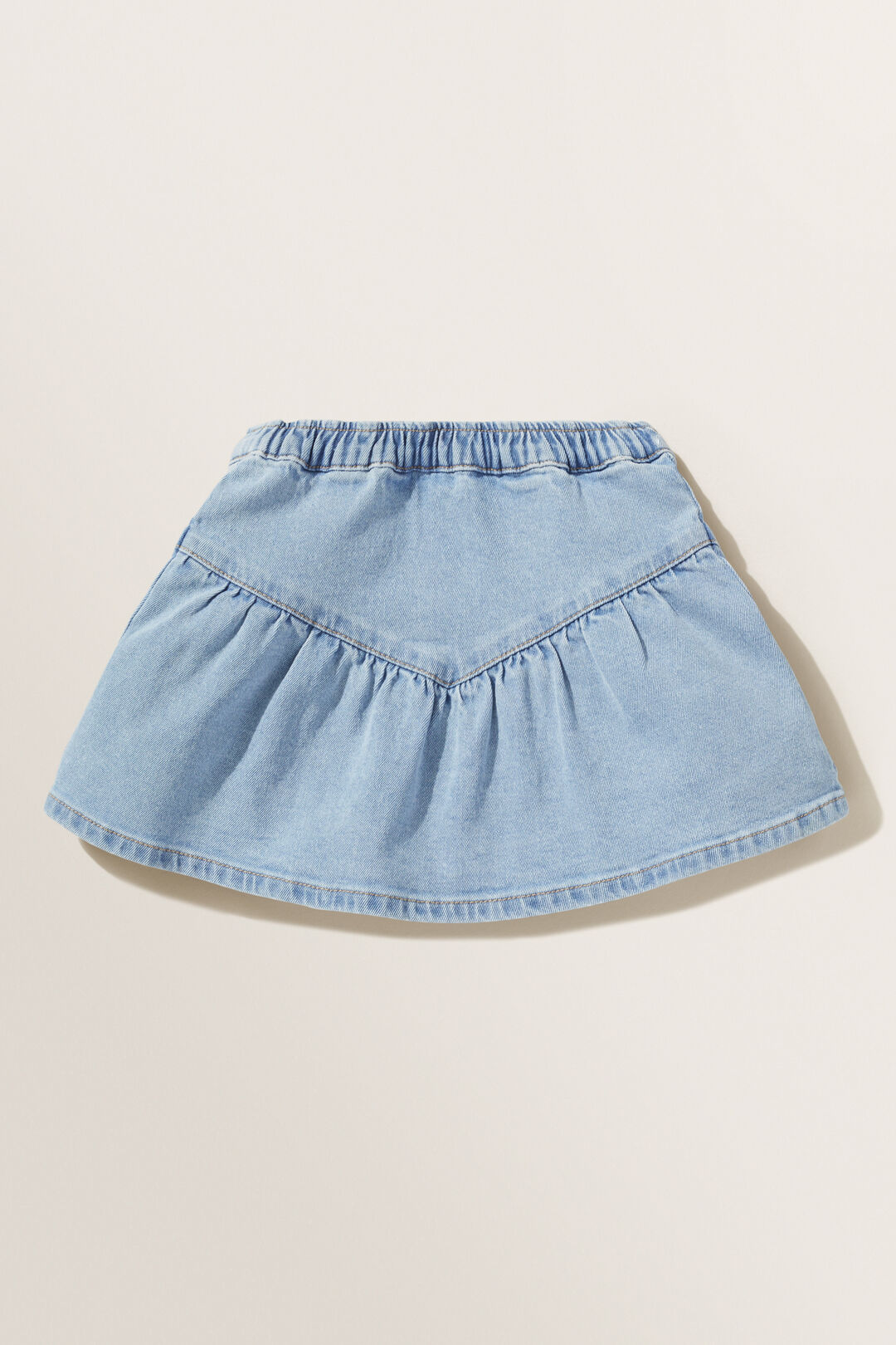 Frill Denim Skirt  Classic Wash  hi-res