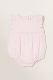 Cheesecloth Frill Romper  Pale Rose  hi-res
