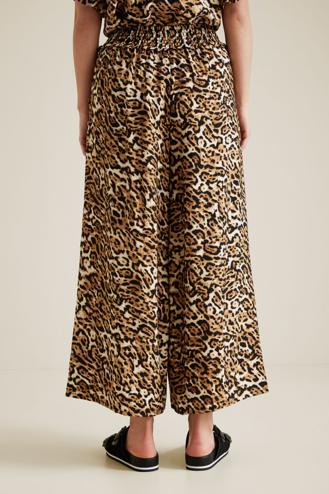 Relaxed Leopard Pant    hi-res