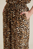 Relaxed Leopard Pant    hi-res