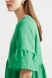 Core Linen Mini Dress  Bright Mint  hi-res