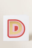 Large Red Letter Card  D  hi-res