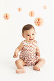Cheesecloth Floral Onesie    hi-res