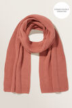 Sustainable Rib Scarf  Old Rose  hi-res