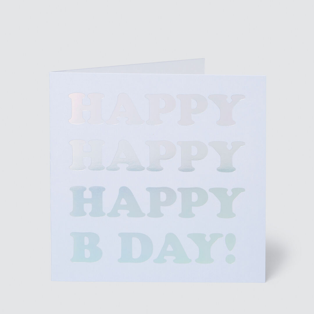 Large Happy Happy Birthday Card    hi-res