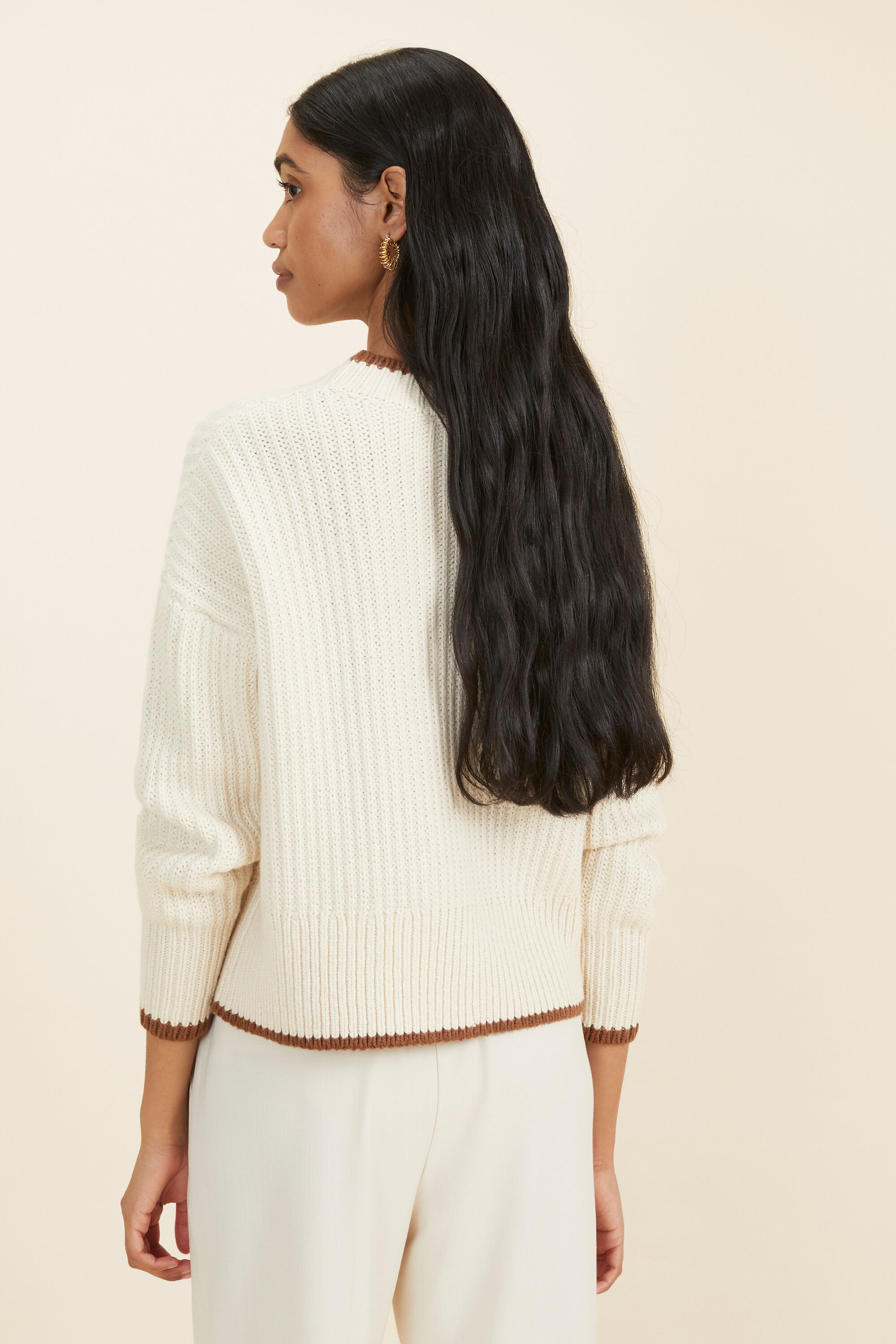 Contrast Stitch Sweater | Seed Heritage