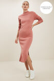 Sustainable Simple Knit Dress  Old Rose  hi-res