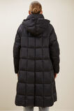 Quilted A-Line Puffer Jacket  Black  hi-res