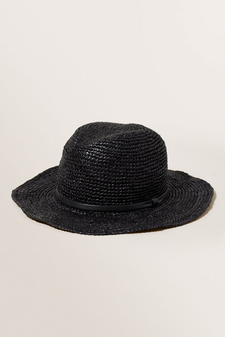 Essential Panama Hat  True Black  hi-res
