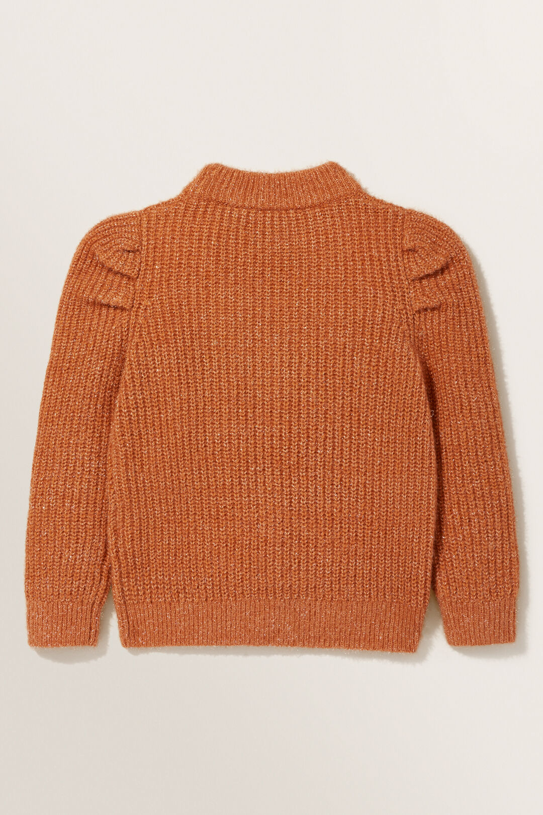Puff Knit Sweater  Cinnamon  hi-res