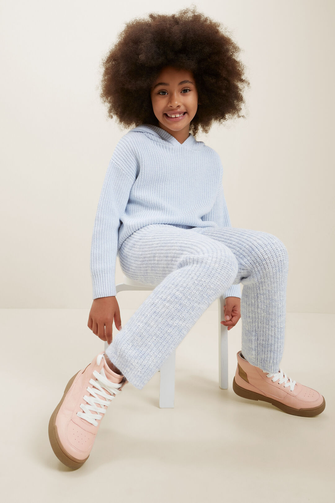 Speckle Knit Trousers  Bluebelle Marle  hi-res