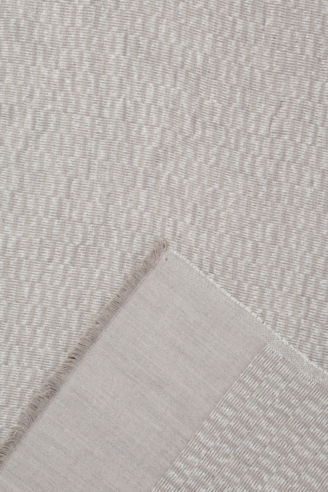 Wool Blend Scarf  Grey Multi  hi-res