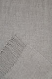 Wool Blend Scarf  Grey  hi-res