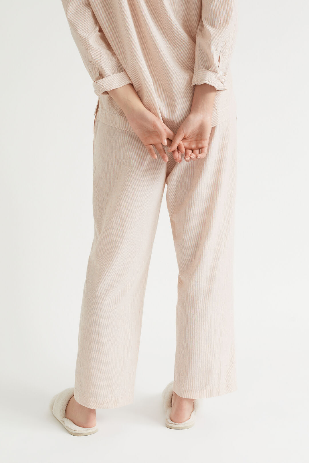 Cotton Pyjama Pant  Clay Stripe  hi-res
