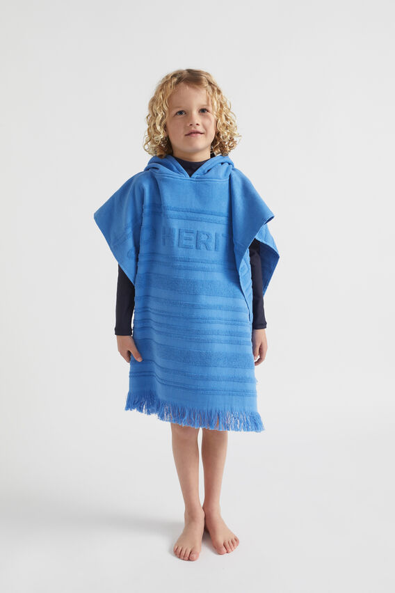 Heritage Terry Poncho  Bluebell  hi-res