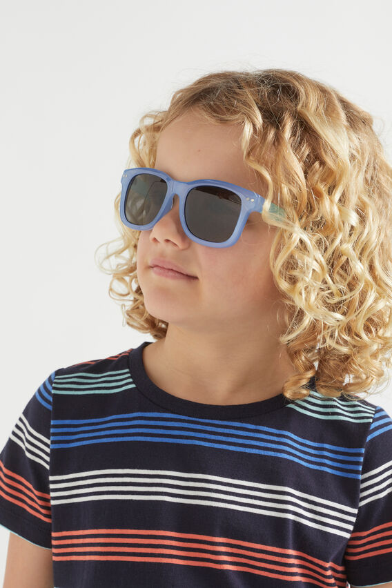 Colourblock Waymax Sunglasses  Blue  hi-res
